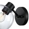 Westinghouse Fixture Wall 60W Hyson Universal Mount, Matte Black Clear Glassobe Glass 6127800 - alternate 2